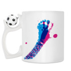 Кружка с футбольным мячиком