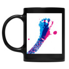 Кружка цветная UV-DTF