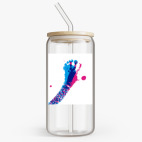 Банка с бамбуковой крышкой