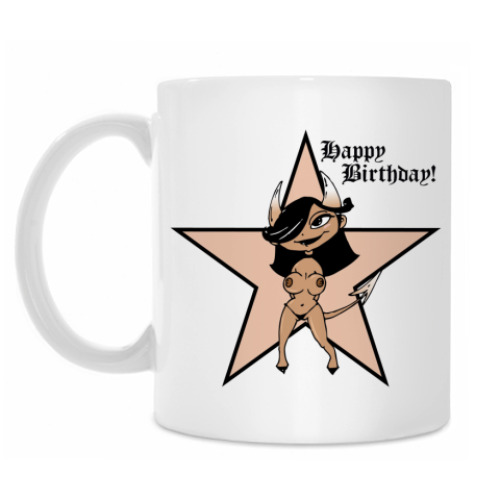 Кружка с принтом Чертенок