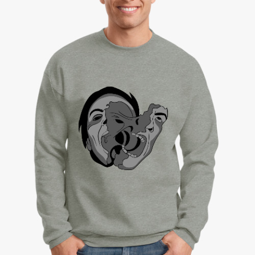 Свитшот с принтом «Нечто» и мутация лица