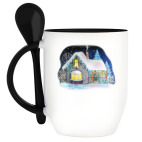 Кружка с ложкой