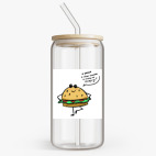 Банка с бамбуковой крышкой