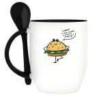 Кружка с ложкой