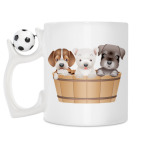 Кружка с футбольным мячиком