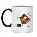 Кружка двухцветная