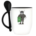 Кружка с ложкой