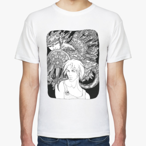 Футболка с принтом Химера