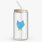 Банка с бамбуковой крышкой