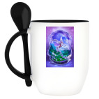 Кружка с ложкой