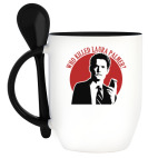 Кружка с ложкой