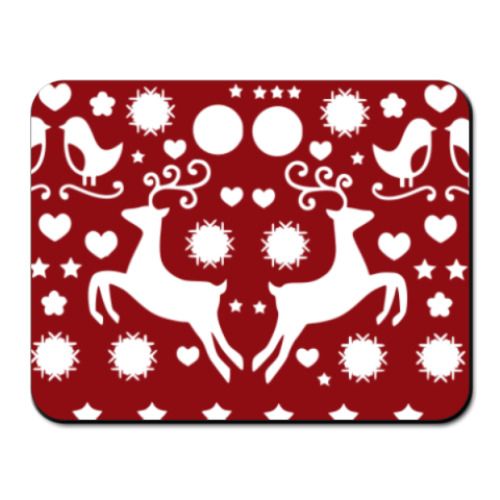 Коврик для мыши с принтом Новый год!