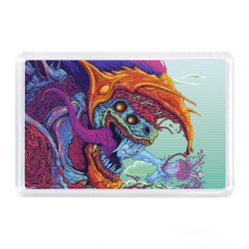 Магнит с принтом Hyper Beast