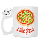 Кружка с футбольным мячиком