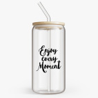 Банка с бамбуковой крышкой