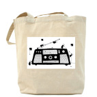 Холщовая сумка шоппер Радио