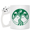 Кружка с футбольным мячиком