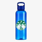 Прозрачная спортивная бутылка