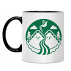 Кружка двухцветная