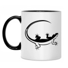 Кружка двухцветная