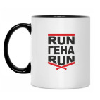 Кружка двухцветная