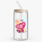 Банка с бамбуковой крышкой