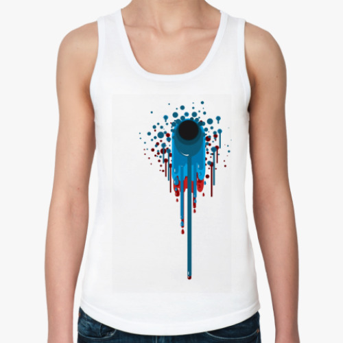 Женская майка с принтом blue blood