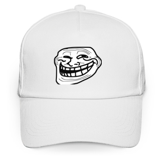 Кепка бейсболка с принтом  TrollFace!