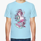 Классическая футболка Японский стиль