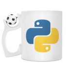 Кружка с футбольным мячиком