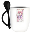 Кружка с ложкой