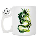 Кружка с футбольным мячиком