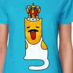 Кот в короне поет