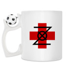 Кружка с футбольным мячиком