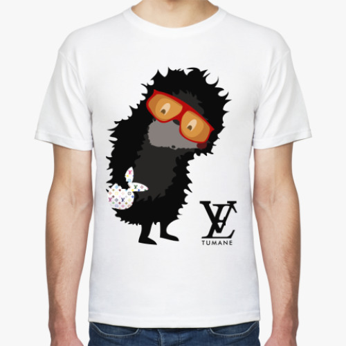 Футболка с принтом Ёжик в тумане