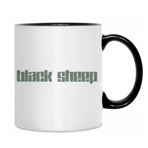 Кружка с принтом BLACK SHEEP