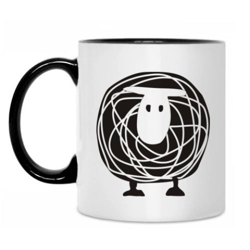 Кружка с принтом BLACK SHEEP