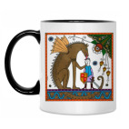 Кружка двухцветная