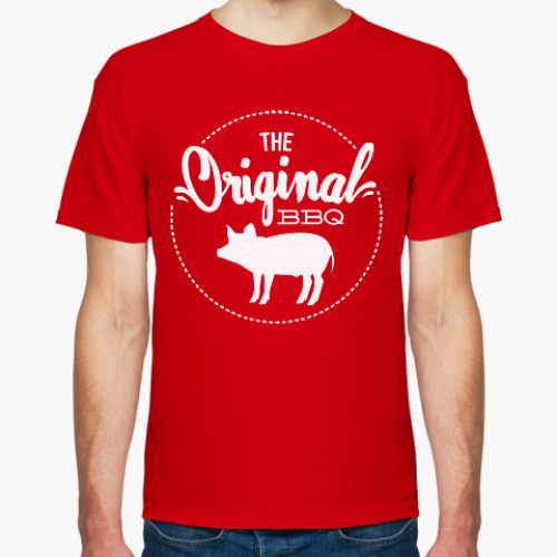 Футболка с принтом Барбекю