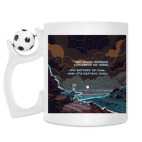 Кружка с футбольным мячиком