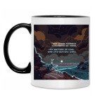 Кружка двухцветная