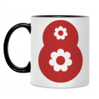 Кружка двухцветная