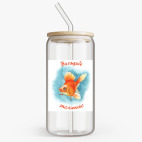 Банка с бамбуковой крышкой