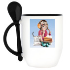 Кружка с ложкой