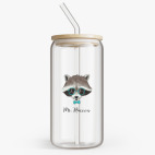 Банка с бамбуковой крышкой