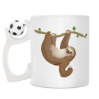 Кружка с футбольным мячиком