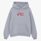 Толстовка худи оверсайз