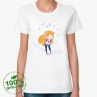 Женская футболка органик