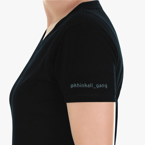 Женская футболка из органик-хлопка с принтом Недовольный грузинский хинкалик