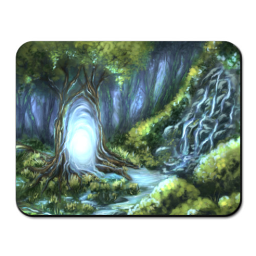 Коврик для мыши с принтом Волшебный портал